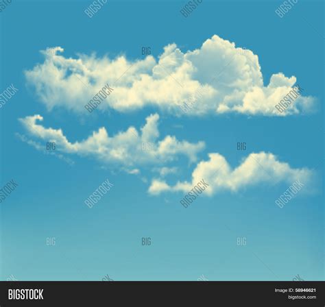 Blue Sky Clouds. Vector & Photo (Free Trial) | Bigstock