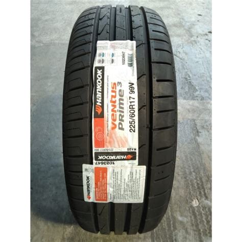 Jual Hankook Ventus Prime 3 Ukuran 225/60 R17 Ban Mobil BMW, Hyundai ...
