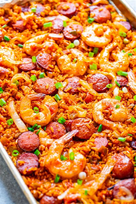 Easy Jambalaya With Sausage And Shrimp Averie Cooks