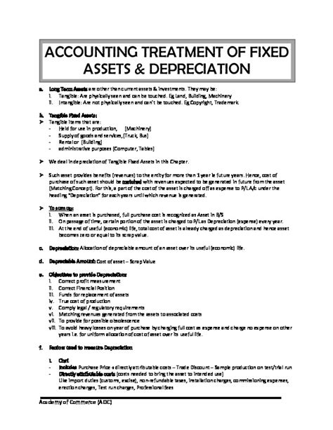 11 Fixed Assets Depreciation PDFCOFFEE