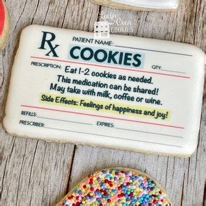 Pharmacy Decorated Sugar Cookies 1 Dozen Cookies Pharmacist