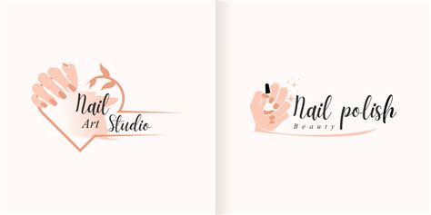 Beauty nail salon logo illustration collection 22123735 Vector Art at ...