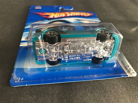 Hot Wheels Nissan Skyline Dropstars Aqua Teal NIP HTF