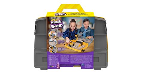 Spin Master Kinetic Sand Coffret Bac Sable Pliable Chantier Avec