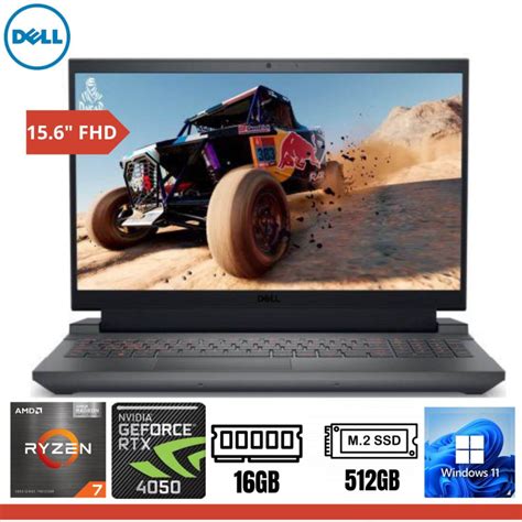 LAPTOP DELL GAMING G15 5535 AMD RYZEN 7 15 6 FHD RAM 16GB SSD 512GB