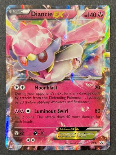 Diancie EX XY43 XY Black Star Promo Holo Pokemon Card LP EBay