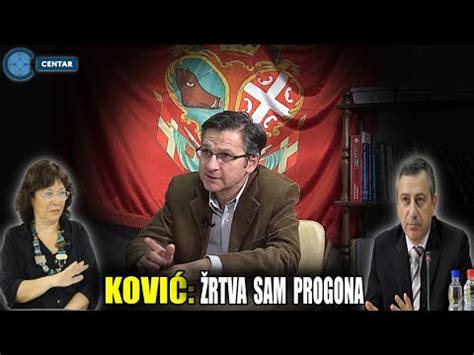 Dr Miloš Ković Progone mene i studente jer ne pristajemo da su Srbi