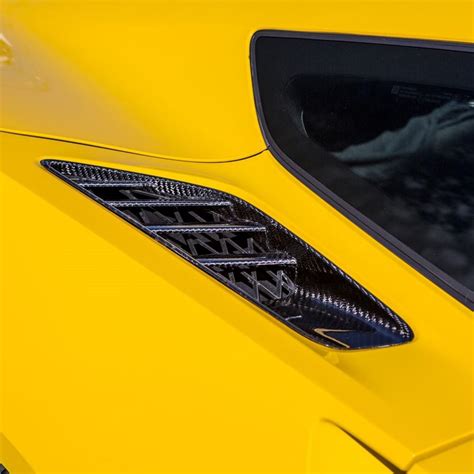 C7 Corvette Stingray Quarter Panel Vents Carbon Fiber