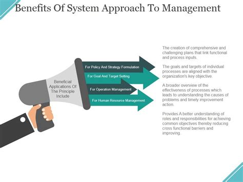 Benefits Of System Approach To Management Ppt PowerPoint Presentation ...