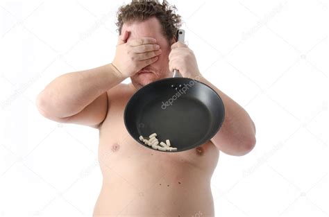 Episodes Fat Man Naked And Dressed Stock Photo Vladorlov