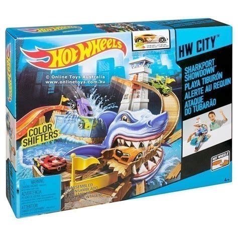 Hot Wheels Colour Shifters Sharkport Showdown Play Set Online Toys Australia