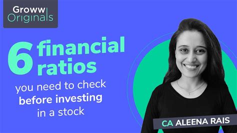 Stock Market For Beginners Must Know Financial Ratios Before Investing In A Stock Ca Aleena