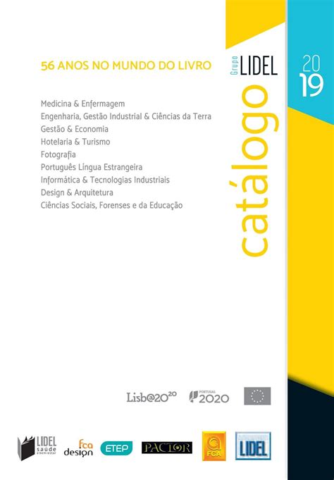 Catálogo Grupo LIDEL 2019 CPLP by Grupo Lidel Issuu