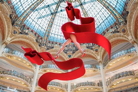 Christian Louboutin à Lhonneur Aux Galeries Lafayette Haussmann