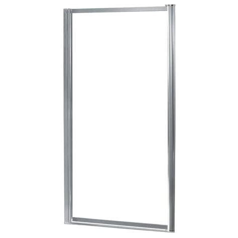 Craft Main Tides 25 In W X 65 In H Framed Pivot Shower Door In