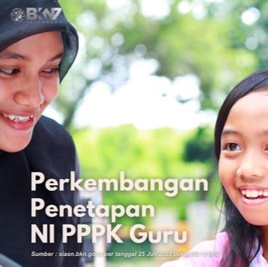 Progres Penetapan Nip Guru Pppk Per Juli Buruan Cek Sekarang