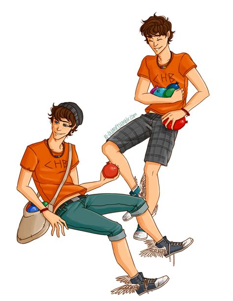 Connor And Travis Stoll by Riding-Lights on DeviantArt