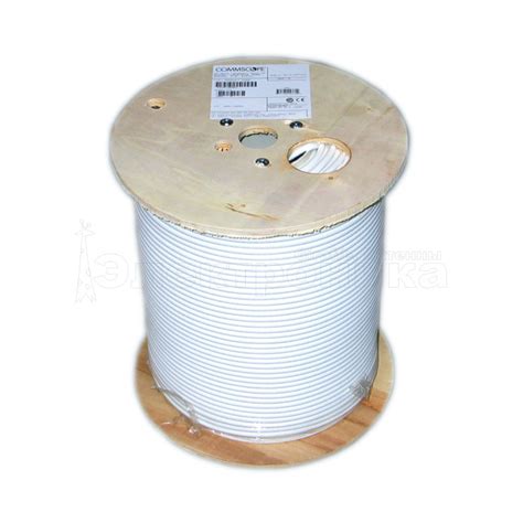 Кабель телевизионный Commscope F6SSV APD SM MT RG6U. четырехслойный ...