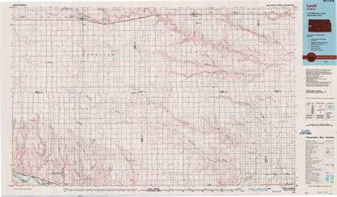 Leoti, KS (1987, 100000-Scale) Map by United States Geological Survey ...