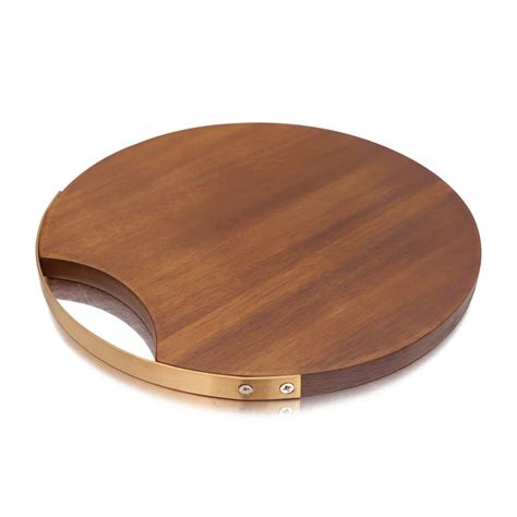 Round Acacia Wood Cutting Board – OnInitiative.com