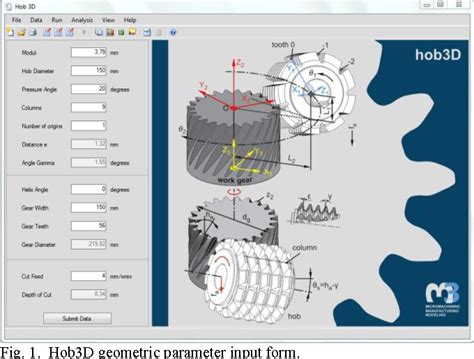 Pdf Hob3d A Novel Gear Hobbing Simulation Software Semantic Scholar