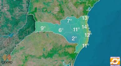 V Deo Previs O Do Tempo Para Santa Catarina Neste S Bado Penha