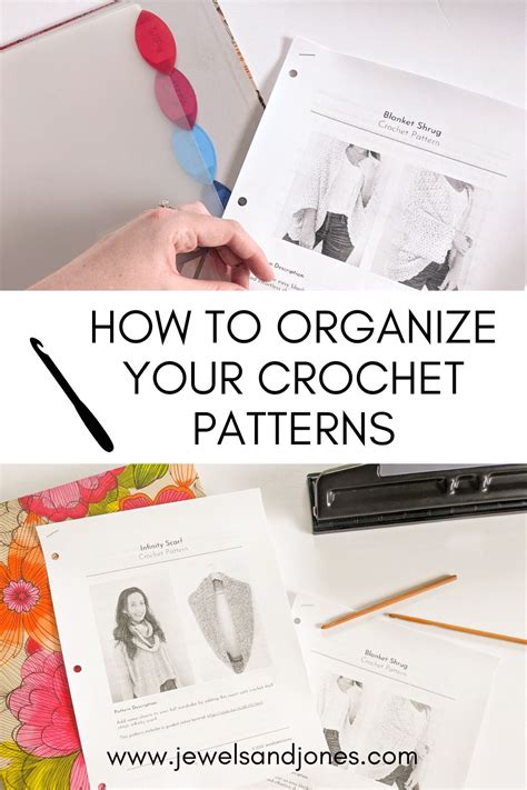 The Best Way To Organize Your Crochet Paper Patterns