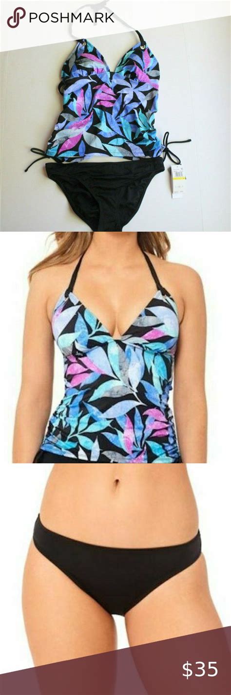 Salt Cove Swim SET Tropic Like It S Hot Tankini AND Bottoms Bikini