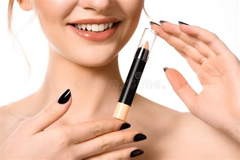 Cropped View Of Smiling Naked Beautiful Stock Image Image Of Naked Smiling