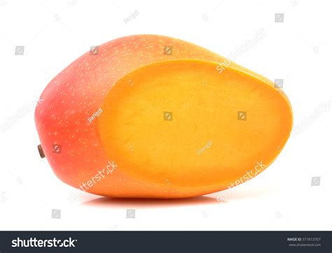 Mango Fruit Isolated On White Background Stock Photo 371813707 ...