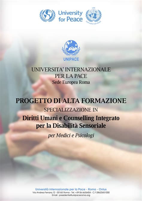 Corso Di Alta Formazione Specializzazione In Diritti Umani E