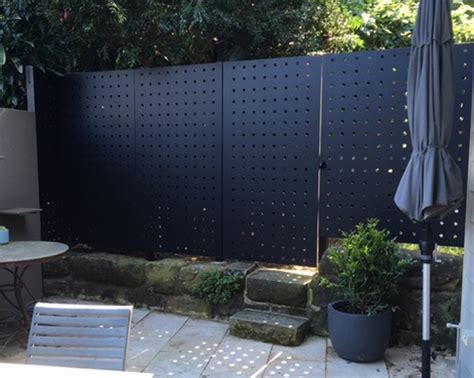 Perforated fence panels by Arrow Metal at a Paddington house - Arrow Metal