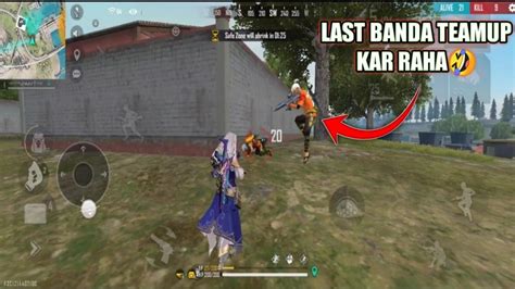 Akela Banda Teamup🤣 Kar Raha Solo Vs Squad New Gold Royal In Freefire