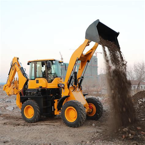 High Efficiency Hydraulic Powerful Backhoe Loader Mini Back Hoe Loader