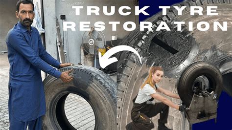 Amazing Skill Of Repairing A Hard Impact Sidewall Truck Tire Youtube