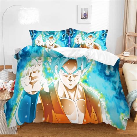 Anime Dragon Ball Z Bedding Bed Set 3d Print Lightweight Action Figure