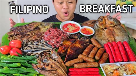 FILIPINO BREAKFAST OVERLOAD | MUKBANG PHILIPPINES | TOL BULOY MUKBANG - YouTube