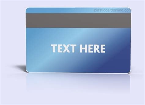 Plastic card template 079 - Plastic card