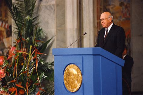 Ex Presidente Da África Do Sul E Ganhador Do Nobel Frederik Willem De