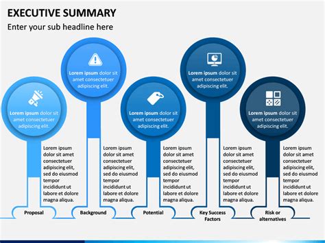 Executive Summary PowerPoint Template | SketchBubble