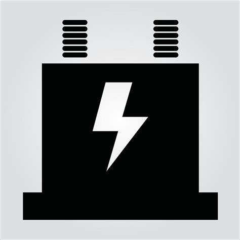 Isolated Glyph Generator Icon Electricity Scalable Vector Graphic