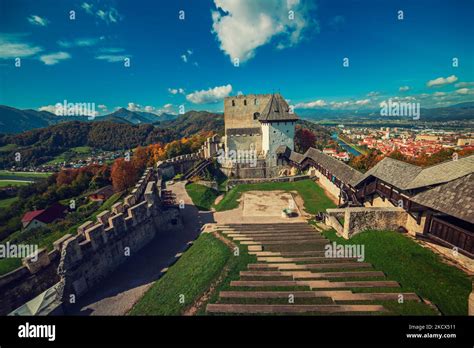 Castle in Celje city Stock Photo - Alamy