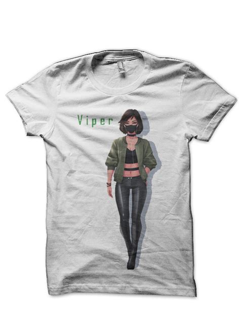 Valorant Viper White T Shirt Shark Shirts