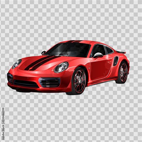 Super car design concept. Unique modern realistic art. Generic luxury ...