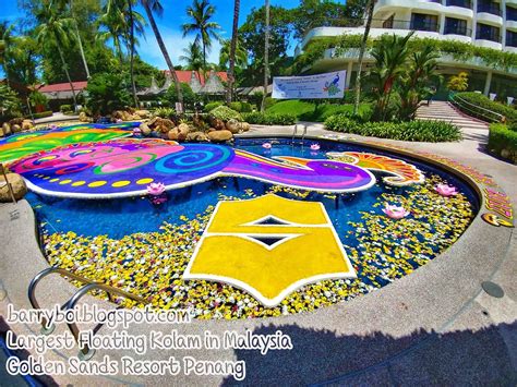 Largest Floating Kolam in Malaysia by Golden Sands Resort Penang