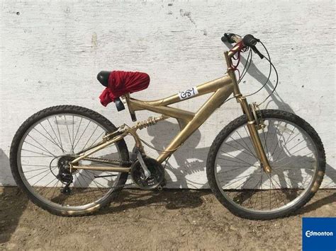 Painted Gold Bike Michener Allen Auctioneering Ltd