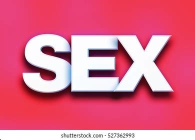 Word Sex Written White D Letters Stock Illustration Shutterstock