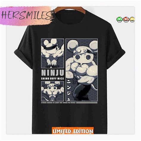 Ninju Shino Buff Mice Demon Slayer Kimetsu No Yaiba Shirt Hersmiles