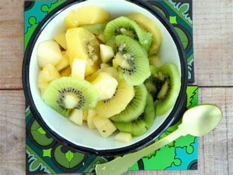 Salade De Kiwis Et Pommes Au Gingembre Recette Par My Culinary Curriculum