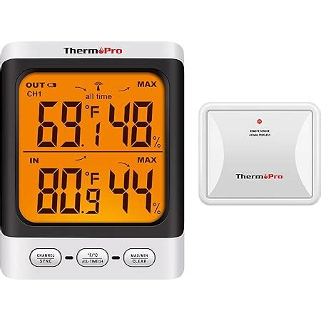 Amazon Thermopro Tp S Digital Hygrometer Indoor Outdoor